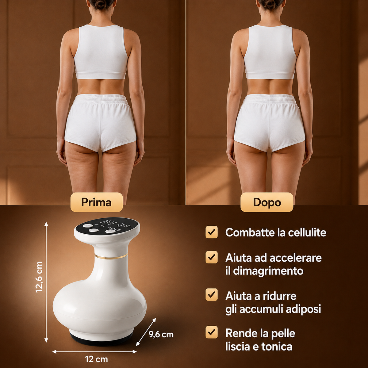 Lumera Body Sculpt Pro™ – Massaggiatore Corpo a Vuoto con Calore