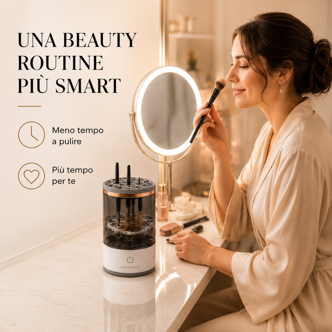 Macchina elettrica per pulire pennelli per trucco