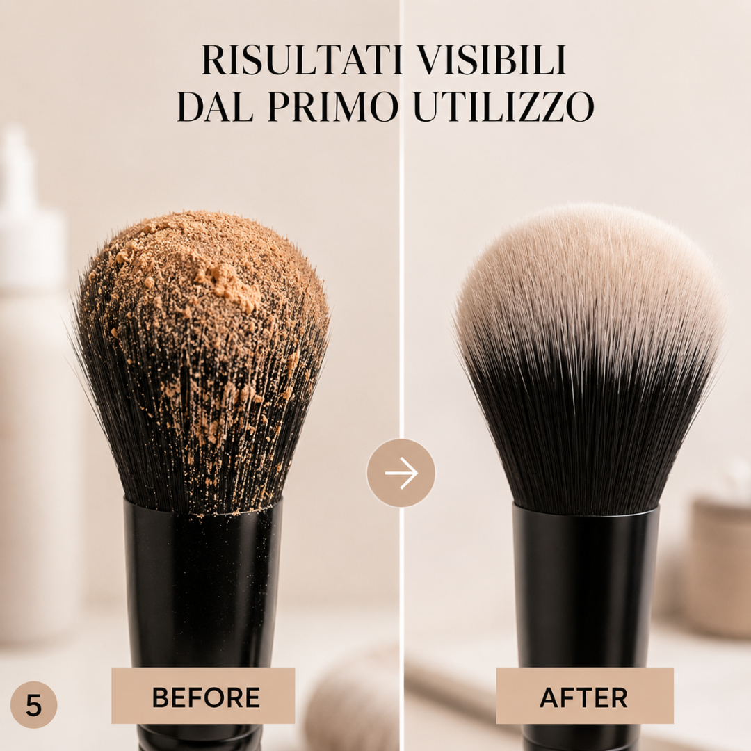 Macchina elettrica per pulire pennelli per trucco