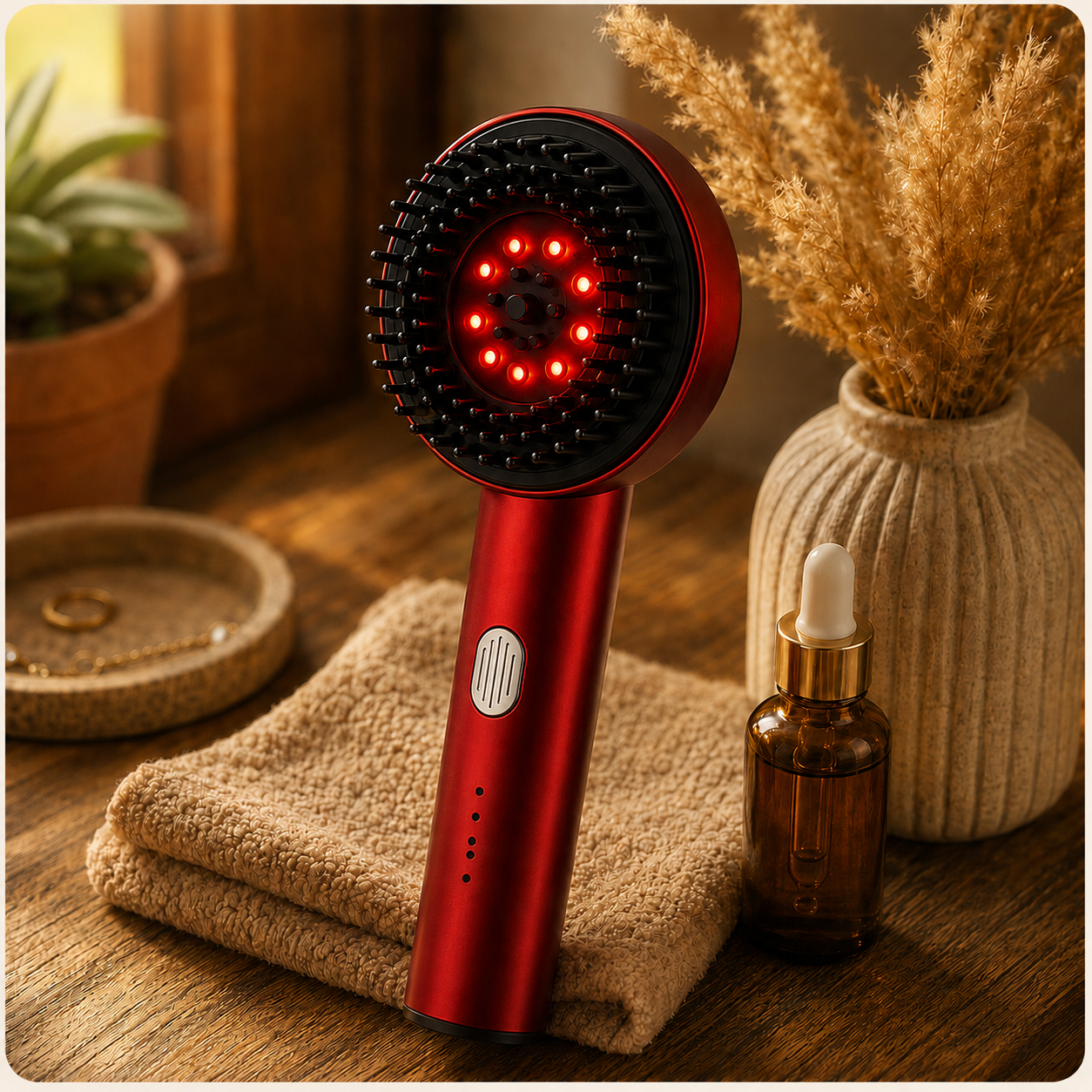Massaggiatore LED per capelli e cuoio capelluto